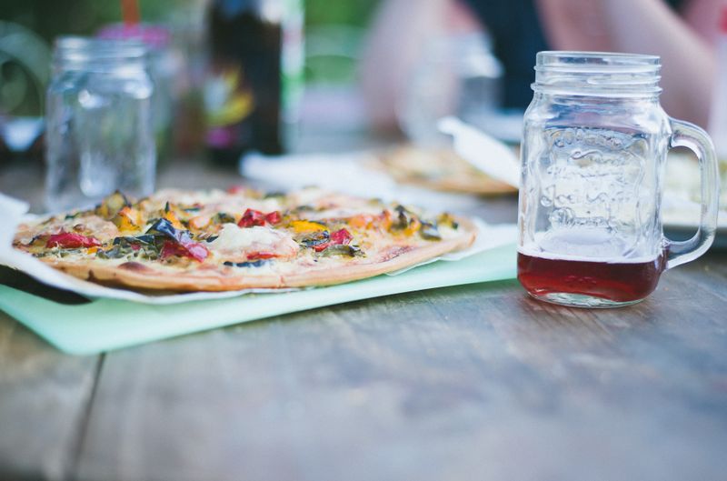 Anthony's coal fired pizza catering setup for events